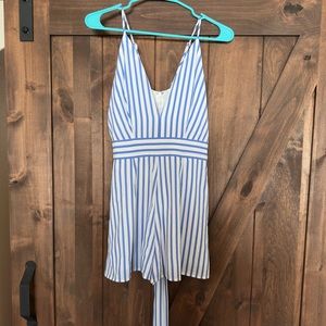 Adorable stripped romper
